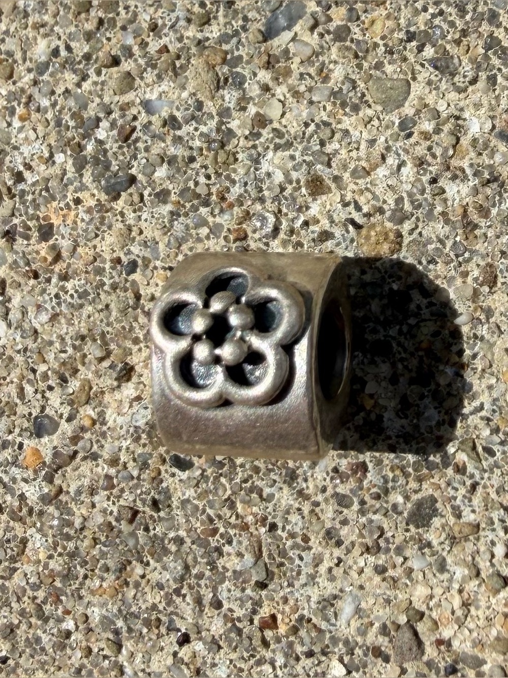 Pandora Sterling Silver Daisy Flower Bead Charm 790187 ALE